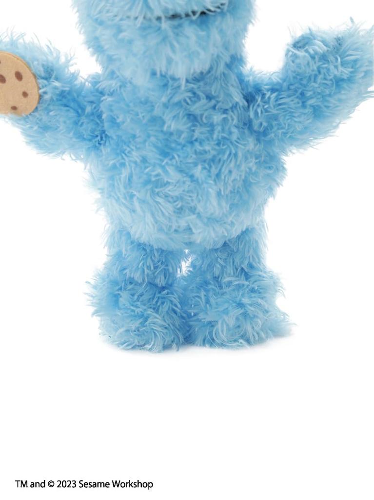 Street Plush Charm Cookie Monster SSMULG239023 BLU Free Size [Sesame Market] Women's