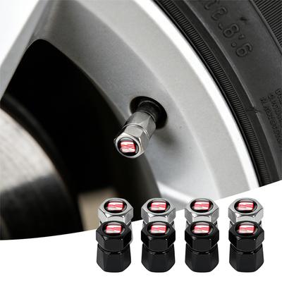 4Pcs Metal Carbon Fibe Wheel Tire Valve Dust Caps Auto Decor For Leon Mk1 Mk2 Mk3 5f 1p Ibiza 6l 6j Arosa Ateca Altea Arona