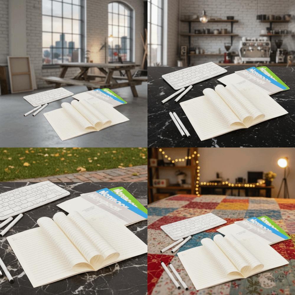 Soft Cover Notepad Thick Lined School Stationery High Quality Hardcover Students