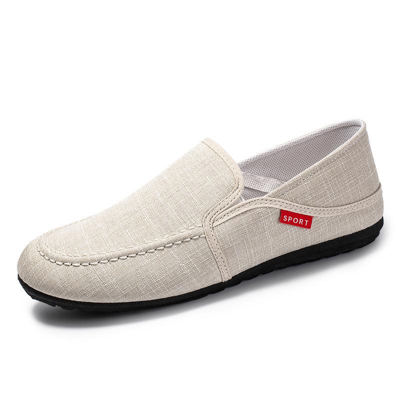 Sommer neue Stoffschuhe verschleißfest und leicht Doudou Schuhe atmungsaktive Canvas Schuhe Freizeitschuhe