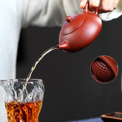 150ml Tradiční Čínská Yixing Fialová Hlina Čajová konvička Surová Ruda Lopatka na Čaj Domácí Antik Filtr Konvice Příslušenství k Čajovému Setu