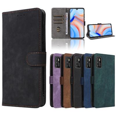 Cubot P50 Leather Phone Case with Card Slot, Stand, Lanyard, and Money Pocket