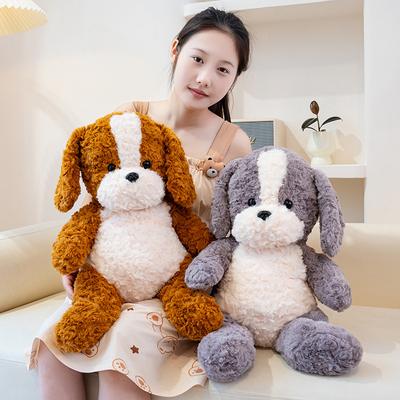 Soft Puppy Dog Doll Plush Toy Teddy Dog Doll Children's Accompaniment Soothing Pillow Muppet Doll