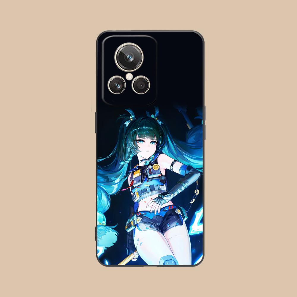 Zenless Zone Zero QingYi Phone Case for Realme 15 14 13 12 11 10 9 Pro Plus T i Lite 5G Colorful Printing Cover Cover Smartphone