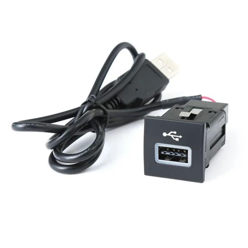 Prise de chargeur USB de voiture ABS Câble d'interface pour Volkswagen Golf 6 Jetta 5 MK6 Scirocco 2006-2012