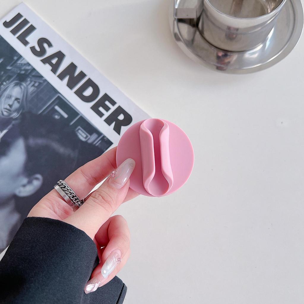 Silicone Phone Case with 3M Adhesive Lipstick Holder & Stand