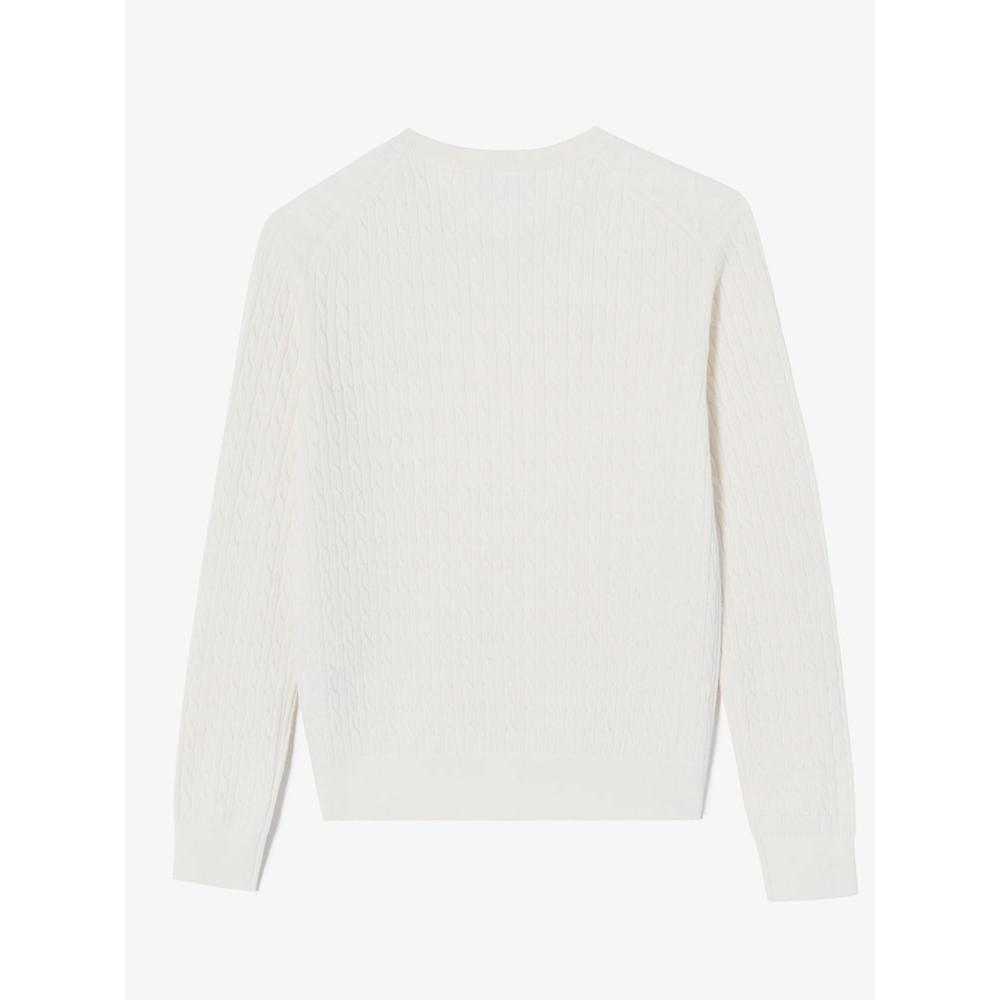 LacoSte Women S Cable Crewneck Sweater Af073e 54n Xfj q2nAf073e 54nXfj