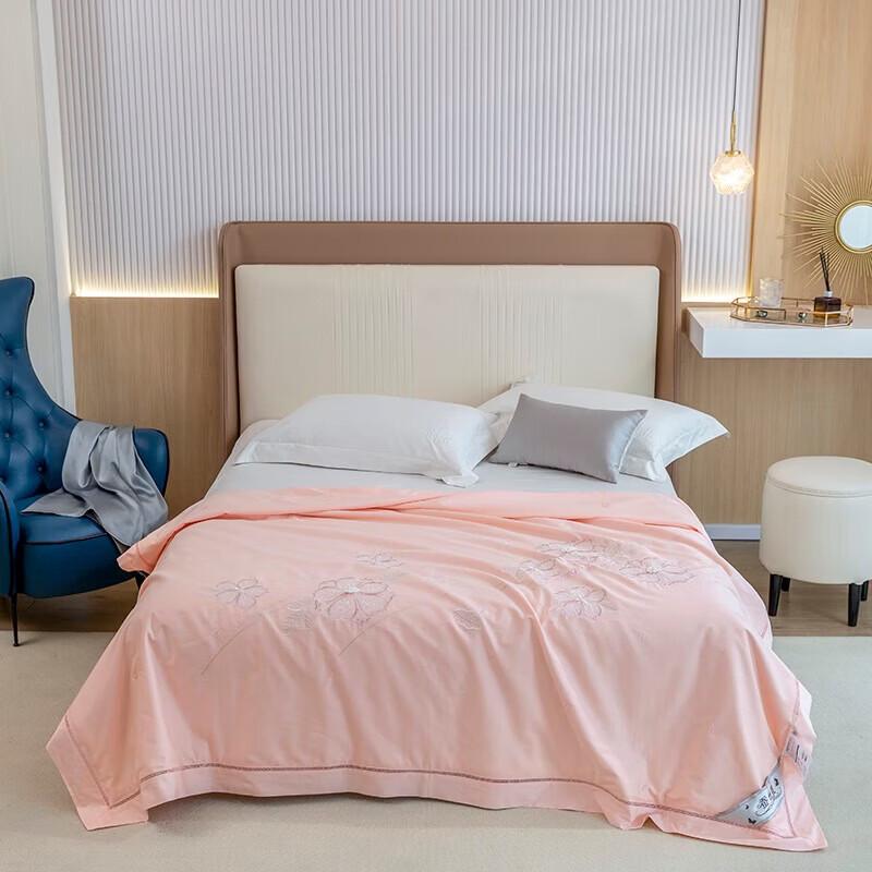 Louis Kellog Embroidered Silk Quilt