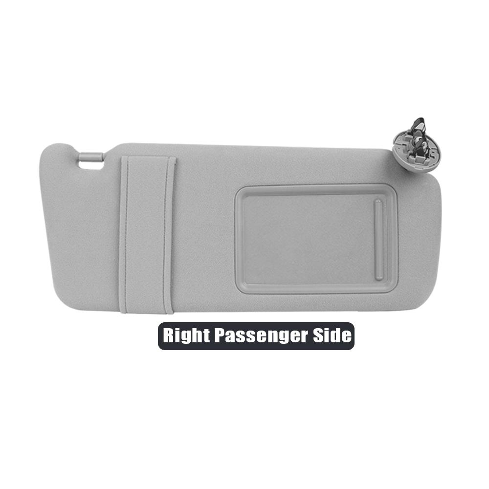 For Toyota Camry 2007-2011 Sun Visor Car Sunshade With Makeup Mirror Storage Strap Clips Kit Auto Organizer Interior Accessories
