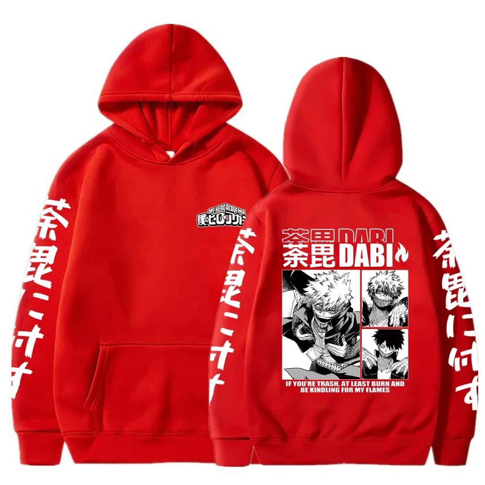 Anime My Hero Academia Hoodie Dabi Manga Icons Sweatshirt Boku No Hero Academia Gift Clothing Sudadera Felpa Moletom