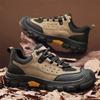 Autumn Men's Outdoor Comfortable Soft Bottom Anti Slip Waterproof Mountaineering Fashion Strap Up Men's Sports and Leisure Shoes