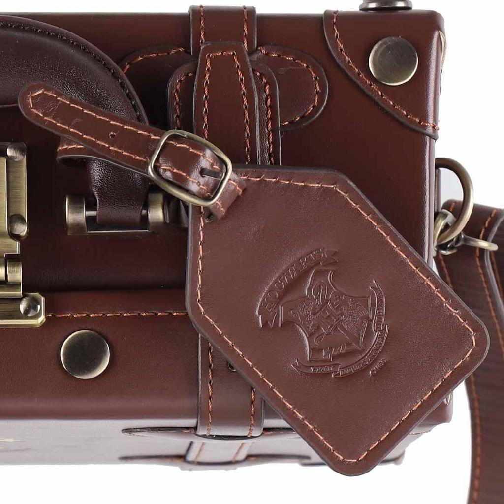 Harry Potter Hogwarts Trunk Shoulder Bag Brown Mahodokoro Online Limited USED