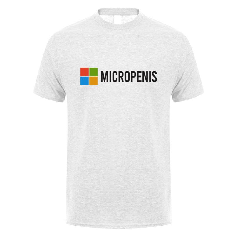Lustiges Meme Mikropenis T-Shirt Humorvolles Geek Tee Sommer Unisex Locker und Atmungsaktiv T-Shirt Tops OT-133 4XL esche grau