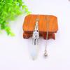 Amethyst Six-Sided Pillar Bullet Pendant Necklace for Women