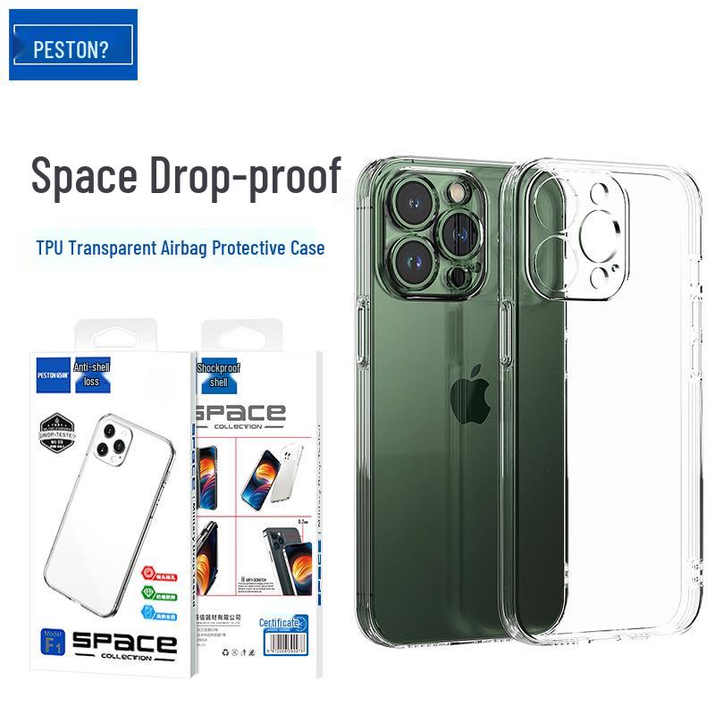 

iPhone 15/16/17ProMax Anti-Drop Airbag Protective Case - Transparent iPhone 14 Pro Max Boxed