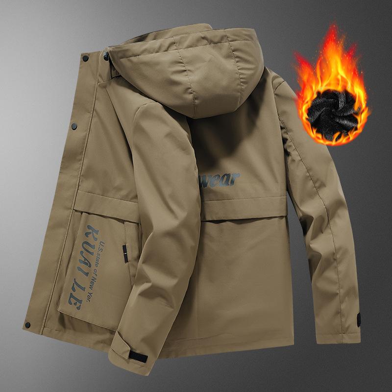 Хлопковая куртка со съемной внутренней подкладкой для мужчин — фото 4