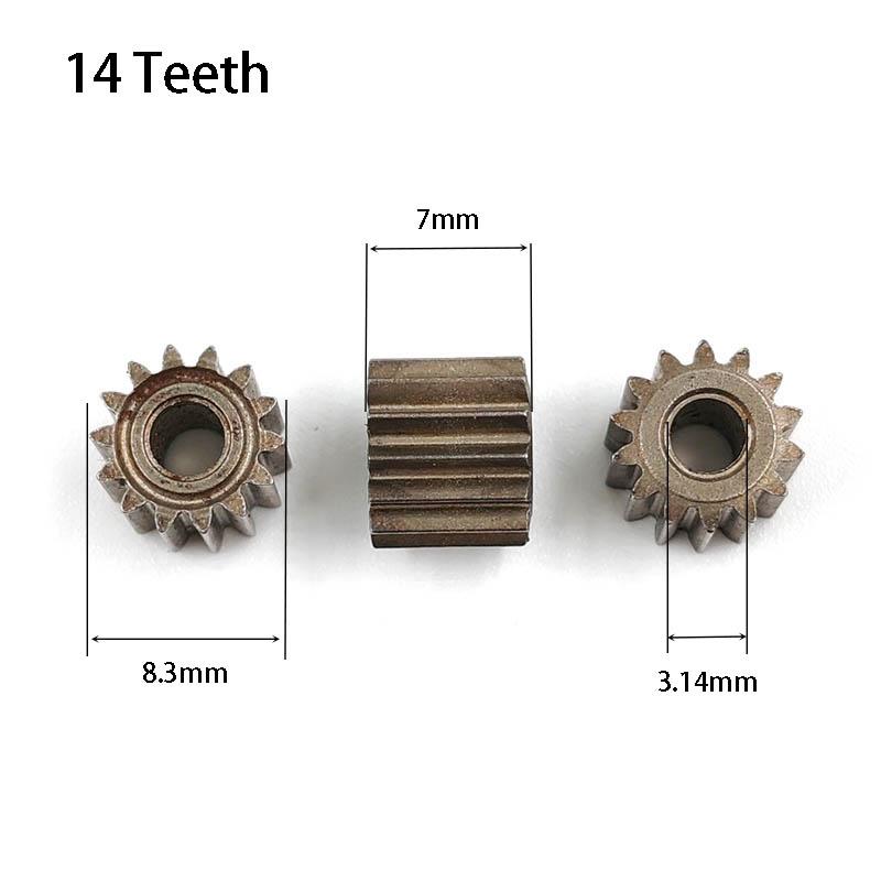 14 Teeth OD=8.3mm Electric Drill Repair Gear 14T 0.5M Hole 3.17mm DIY Motor Metal Pinion 143.17A