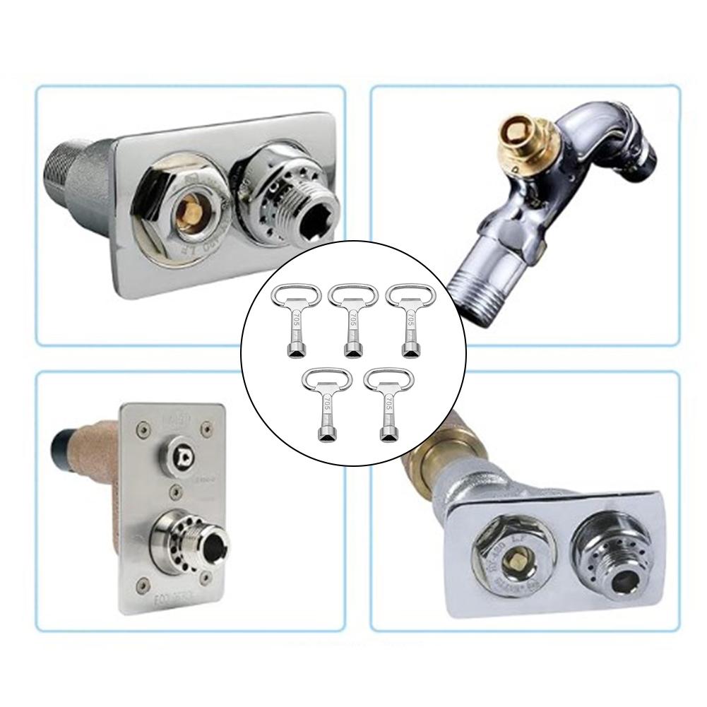 Bleed Key 56*35mm Gas Water Meter Lightweight Design T-Shaped Design Torsion Resistance For Gas Water Meter Box