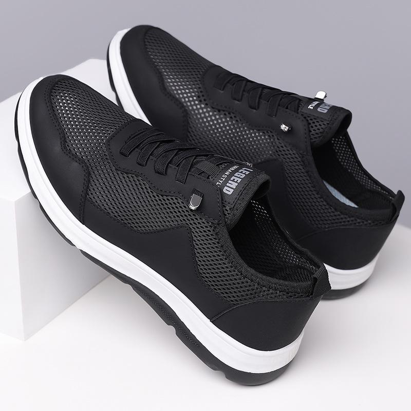 Men s Lightweight Breathable Mesh Slip-On Sports Shoes with Soft Sole 43