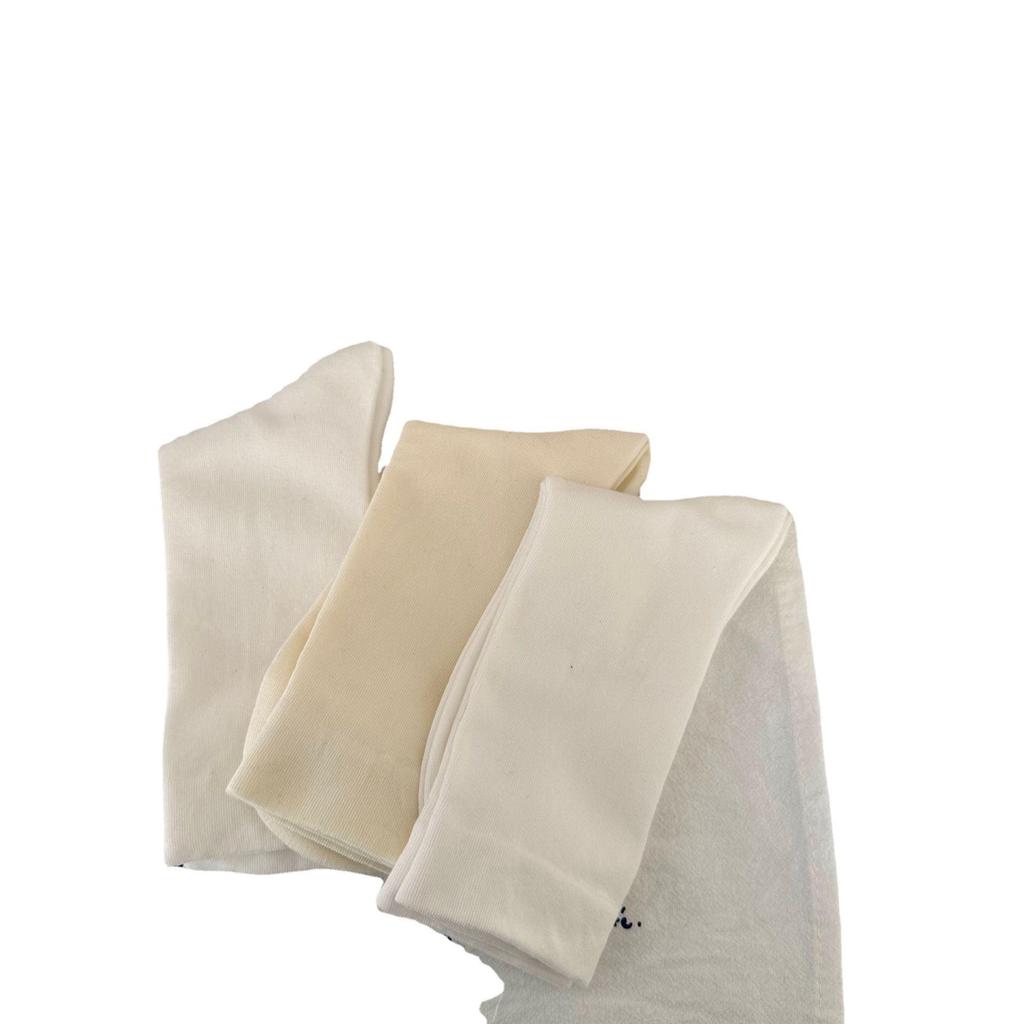 Xiaohongshu Women's Postpartum Loose-Mouth Cotton Socks - Black & White, Thin, Boneless, Pile Style for Spring & Summer.