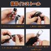 Key car key genuine leather durable metal key metal car prevents car keys from being suitable for Mitsubishi [EZRA] holder, holder, key, case,