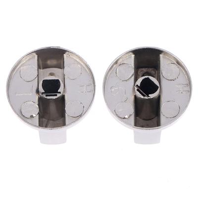 Metal 8mm Evrensel Gümüş Gazlı Ocak Kontrol Düğmeleri Adaptörler Fırın Anahtarı