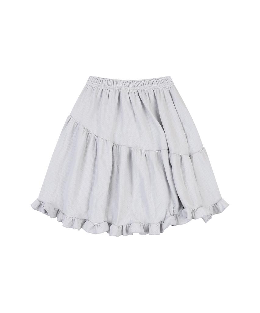 Deliscent Eyelet Frill Skirt [Violet]