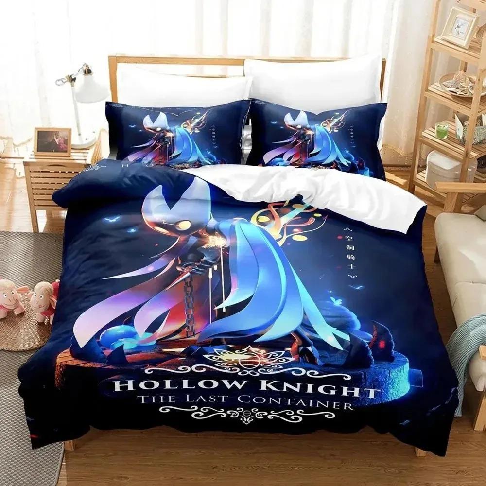 Anime Game Hollow Knight Bedding Collection Duvet Cover Bed Collection Quilt Cover Pillowcase Comforter King Queen Size Boys Adult Bedding Collection