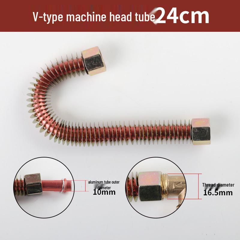 Compact Oil-Free Silent Air Compressor Kit with Elbow, One-Way Valve, Pressure Switch, Aluminum Tube, and Copper Intake Tube