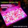 Luminous Cartoon Ring & Jewelry Set for Girls - Perfect Birthday Gift