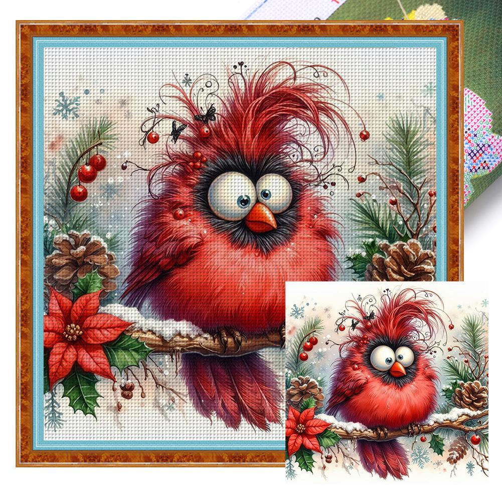 Full Embroidery Eco-cotton Thread 18CT Printed Animal Cross Stitch Kit Art