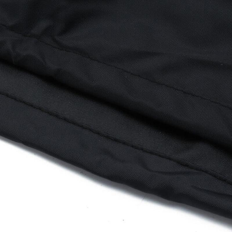 Outdoor BBQ Barbecue Grill Cover Waterproof Dustproof Sun Protection Black Fit for Weber Q1000 Q2000