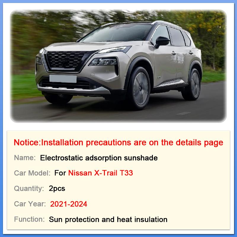 Car Roof Sunshade Fit For Nissan X-Trail T33 2025 2025 2025 2025 Sunroof Sunshade Skylight Shading Heat Shield Auto Accessories