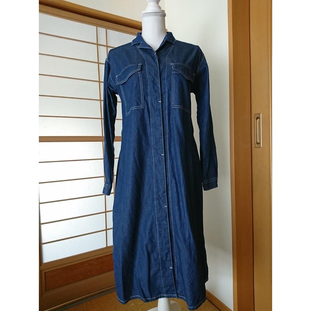 earth music&ecologyShirt dress BLUE Blue