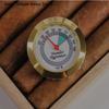 Täglicher mechanischer Analog-Hygrometer Messing Feuchtigkeitsmesser 43mm Hohe Genauigkeit für Humidore Aufbewahrungsschrank Zuhause Tägliche Produkte