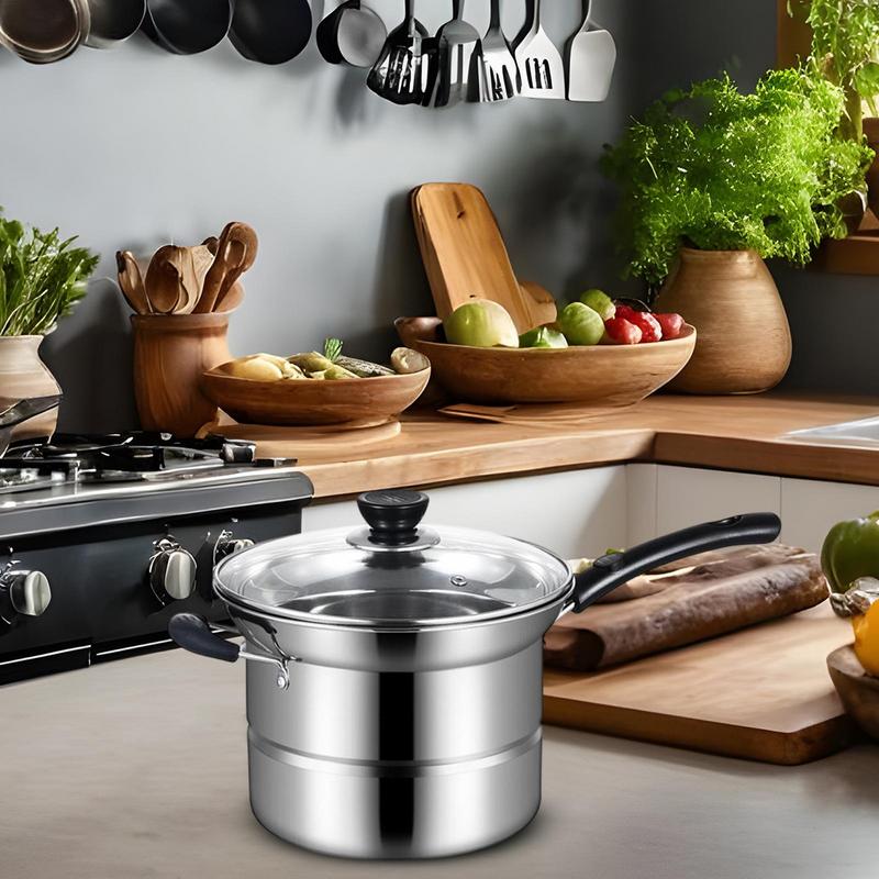 Frying Pot With Basket Stainless Steel Multifunctional Frying Pot With Strainer Basket Kitchen Tool For French Fries Seafood