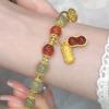 Good Thing Peanut Imitation Jade Peanut Bracelet Girls Isn't Niche Design 2025 New Jewelry