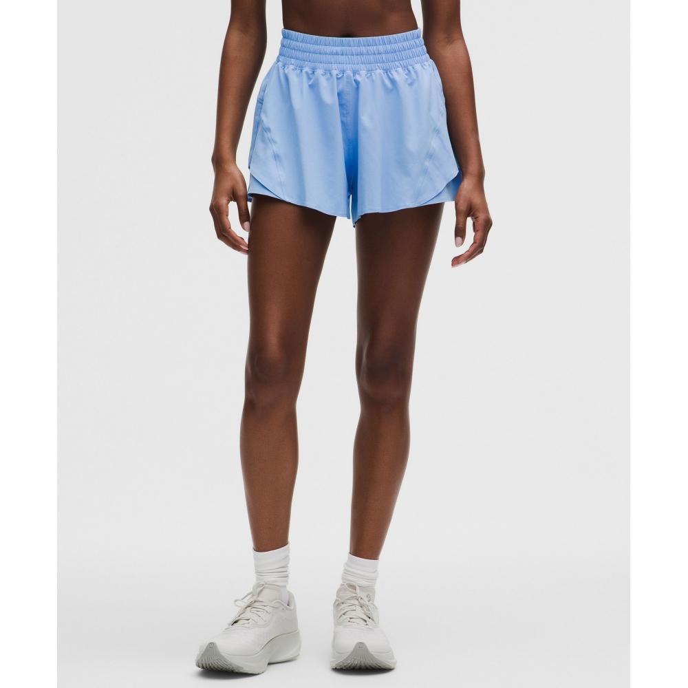 Lululemon Shake It Out High Rise Running Short 2.5  Sinatra Blue