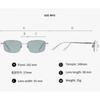 RECLOW Stainless Amon Sunglasses Silver Green