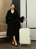 2026 Women's 20/24-inch Large Capacity Leather Suitcase with Universal Wheels and Travel Lock