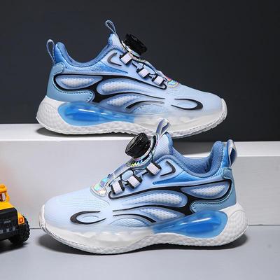 Chaussures de course respirantes antidérapantes à boucle rotative pour garçons Printemps/Automne 2025