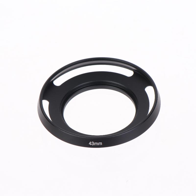 Hollow Wide-angle Lens Hood Ultra-thin 37-67mm Universal Anti-glare Accessory for Hiking Outdoor Photography