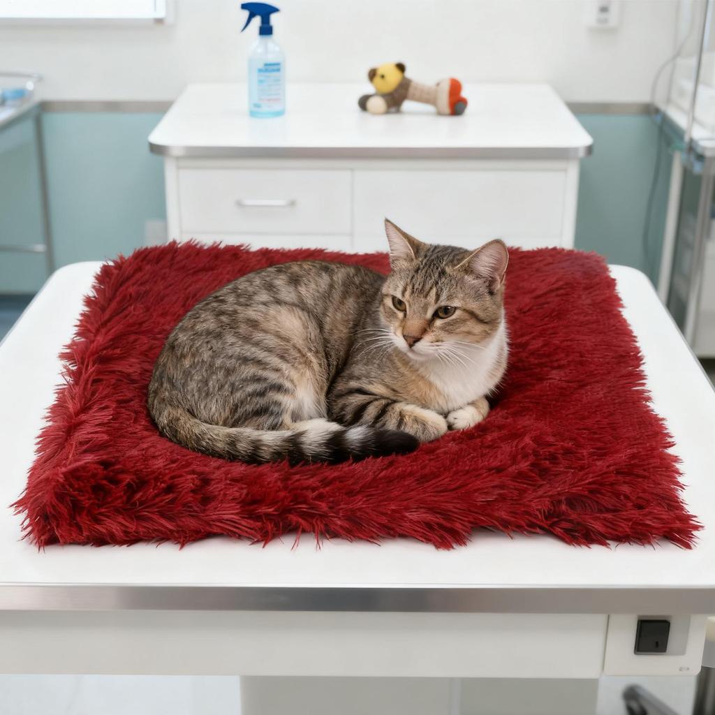Pet Blanket Winter Sleeping Pad Fleece Comfortable Kitten Winter Nest Mats For Small Medium Puppy Crate Floor Sofa Chair Home