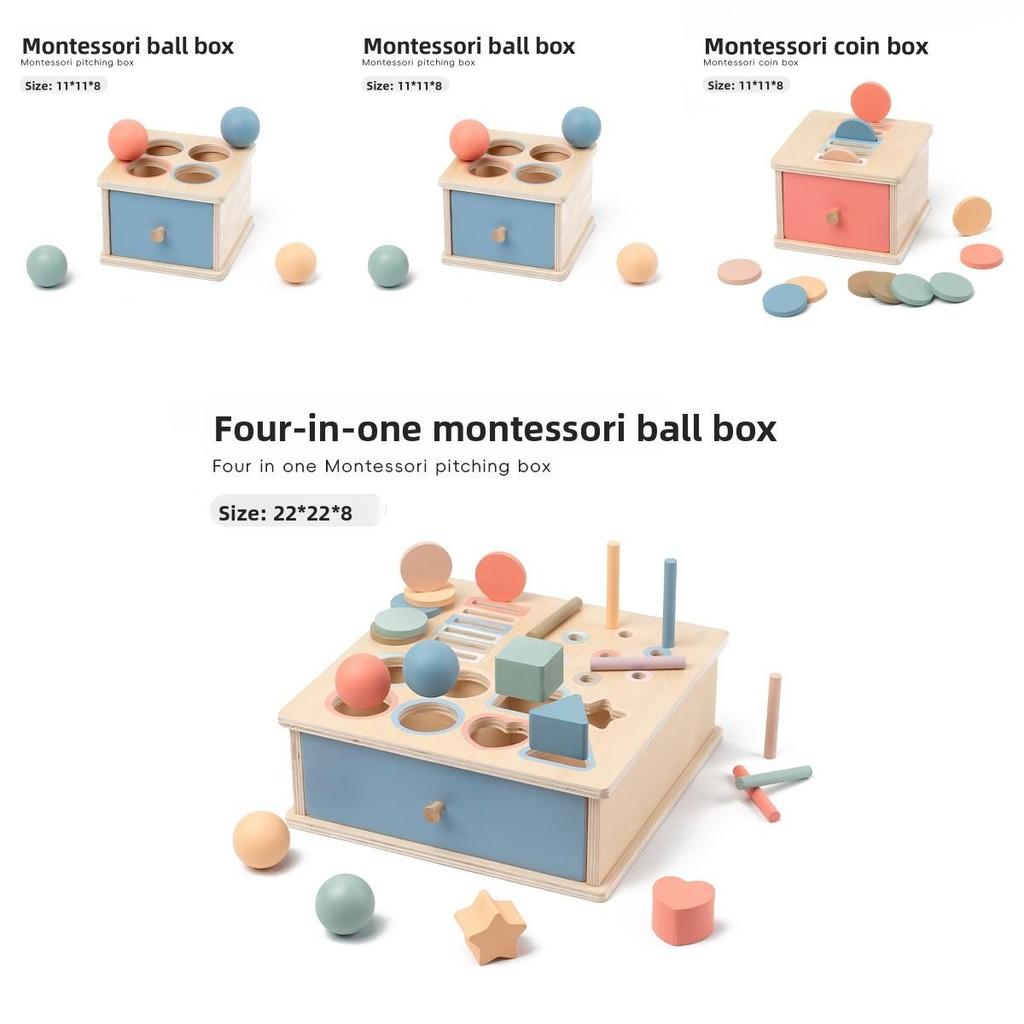 Sorting Box Wooden Educational Toy For Baby Color Shape Recognition