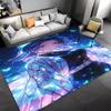 1pc Demon Slayer Shinobu Kocho Entrance Mat, Non-Slip Mat Area Rug,Room Decor, Outdoor Decor, Kitchen Rug,Doormat - Machine Washable, Easy To Clean
