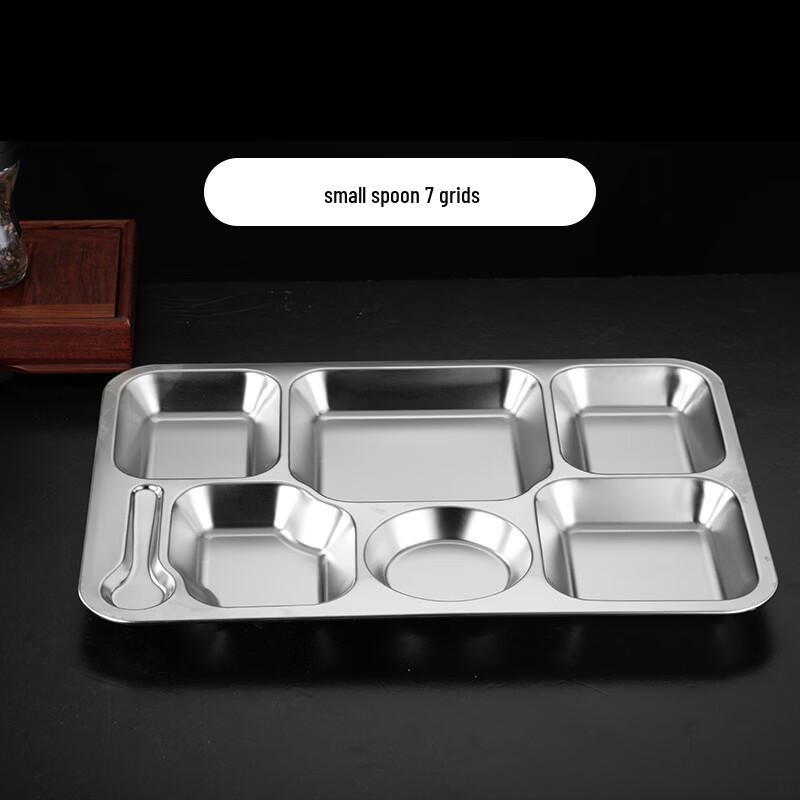ARKIE 304 Stainless Steel Partitioned Meal Tray