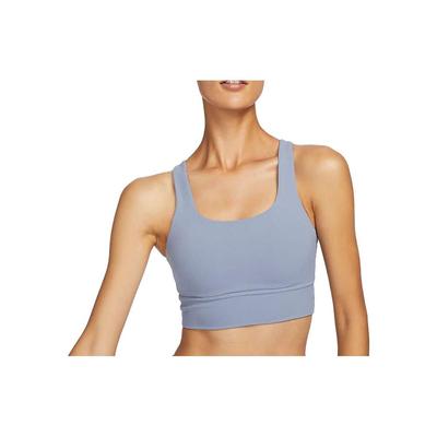 Solid Breathable Fitness Training Sports Bra Women Underwear Blue DO6620-493