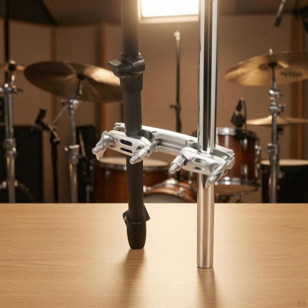 Drum Mounting Clamp Heavy Duty Percussion Mount Universal for Drummers