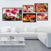 Strawberry Ice Cream Themed Decorative Painting Picture Cakery Decor Restaurant Dessert Shop Decoration Canvas Printing