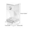 1PC Parrot Feeder Anti-Spill Transparent Bird Food Box Clear Feeding Device for Parrots Durable Bird Feeding Box